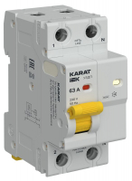 Устройство защиты от дугового пробоя (УЗДП) 1P+N 63А KARAT IEK KA-DP10-1-063