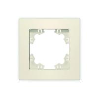 Рамка 1-м Афина сл. кость (ivory) Universal A0053-I