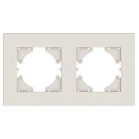 Рамка 2-местн. City беж. GUSI С1112-003