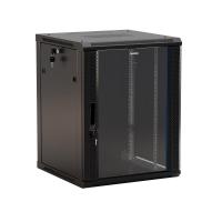 Шкаф настенный TWB-0645-GP-RAL9004 Hyperline 395300