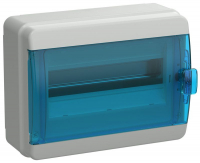 Корпус КМПн-12 TEKFOR IP65 син. прозр. дверь пластик. IEK TF5-KP72-N-12-65-K03-K07