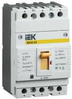 Выключатель автоматический 3п 50А 15кА ВА44 33 IEK SVA4410-3-0050