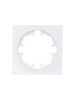 Рамка 1-м OSEN горизонт. квадрат бел. LEZARD 743-0200-146