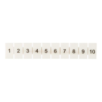 Маркеры для UT/ST/Push-in 2.5 с нумерацией 1-10 (уп.100шт) EKF zb-st-2.5-1-10