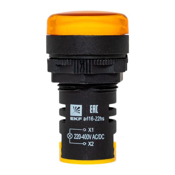 Матрица светодиодная AD16-22HS 220-400 В AC/DC желт. EKF ledm-ad16-y-230acdc