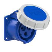 3132-6f5 PCE Розетка встраиваемая 16А/230V/1P+N+E/IP67, фланец 55x55