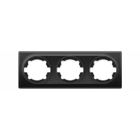 Рамка 3-м Florence черн. 1E52301303 OneKeyElectro 2172830
