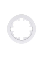 Рамка 1-м OSEN горизонт. круглая бел. LEZARD 744-0200-146