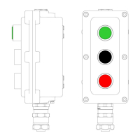 Пост управления взрывонепроницаемый из алюм. LCSD-03-B-MB-L1G(220)x1-P1B(11)x1-P1R(11)x1-PBMB-ANP15BMB DKC LCSD21000121