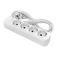 Удлинитель 4х2м с заземл. 16А IP20 Эксперт 3.0кВт с выкл. ПВС 3х1 PROxima EKF UBA16-310-4-02i