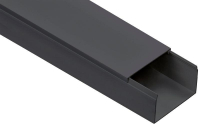 Кабель-канал 80х60 L2000 пластик ЭЛЕКОР черн. IEK EL-KK10-080-060-1-K02