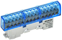 Шина TEKFOR N "ноль" неизол. на универс. держ. 6х9-14-С IEK TF-NN10-14-DL-K07