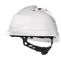 Каска защитная QUARTZ UP IV с вентил. с храповым механизмом бел. Delta Plus QUARUP4BC