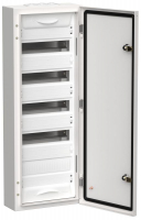 Корпус ЩРн-60 (1х60) TITAN 5 835х310х140 IP54 одна дверь метал. бел. IEK TI5-50-N-060-54