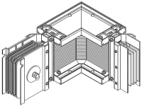 Секция угловая правая н/1 5000А Al 3L+N+PER НК IP55 тран. IEK LB-5000A4-25-F-LRE