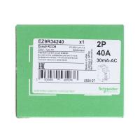 Выключатель дифференциального тока (УЗО) 2п 40А 30мА тип AC EASY9 SchE EZ9R34240