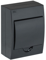 Корпус навесной ЩРН-П-6 Krepta 3 IP41 пластик. черн. IEK MKP12-N-06-41-K02