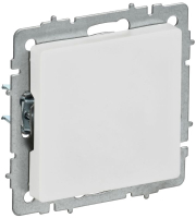 Заглушка BRITE МЗ10-БрАБ с суппортом механизм арктич. бел. IEK BR-PL10-K91