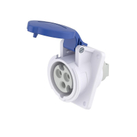 Розетка скрыт. уст. 16А 230В 2P+E с наклоном IP44 DKC DIS4131663