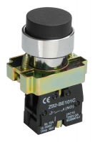 Кнопка LAY5-BL21 1НО без подсветки черн. KARAT IEK BBT70-BL-K02