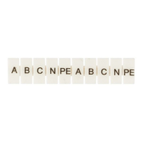 Маркеры для UT/ST/Push-in 6 с символами "A. B. C. N. PE" (уп.100шт) EKF zb-st-6-A-PE