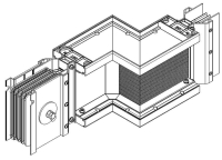 Секция Z прав. 1250А Al 3L+N+PER НК IP55 тран. IEK LB-1250A4-25-F-ZR