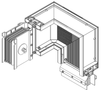 Секция Z-образ. прав. вниз 1600А Al 3L+N+PER НК IP55 тран. IEK LB-1600A4-25-F-ZRD
