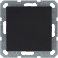 Кнопка звонка 1-кл. 10А IP20 механизм черн. матов. soft touch Jasmart G3010PB
