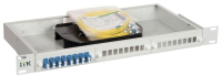 Кросс укомплектованный 1U SC (Simplex) 8 портов (OS2) ITK FOBX24-1U-8SCUS09