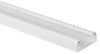 Кабель-канал 80х35 L2000 пластик без крышки бел. ИЭК Leg 010411