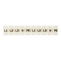 Маркеры для ST 1.5 с символами "L1. L2. L3. N. PE" (уп.100шт) EKF zb-st-1.5-L-1-3