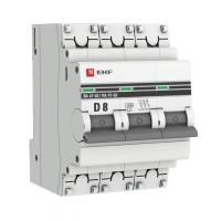 Выключатель автоматический модульный 3п D 8А 4.5кА ВА 47-63 PROxima EKF mcb4763-3-08D-pro