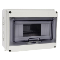 Бокс модульный накладной PDB/W 4008 GR (ЩРН-ПГ- 8) IP65 пластик. Pro JazzWay 5072060