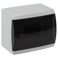 Корпус навесной ЩРН-П-6 ЭРА COMFORT IP41 прозр. крышка пластик. бел. ЭРА Б0067468