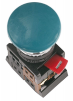Кнопка "Грибок" AEА-22 d22мм 1НО+1НЗ зел. GENERICA BBG30-AEA-K06
