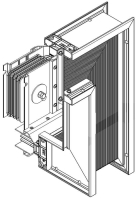 Секция Z-образ. вниз прав. 1000А Al 3L+N+PER НК IP55 тран. IEK LB-1000A4-25-F-ZDR