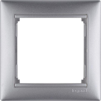 Рамка 1-м Valena алюм. IEK 770151