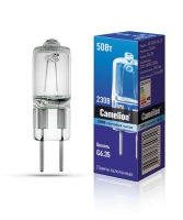 Лампа галогенная JD 50Вт капсула G6.35 3000К 240В Camelion 5204