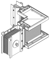 Секция угловая левая 5000А Al 3L+N+PER НК IP55 тран. IEK LB-5000A4-25-F-LL