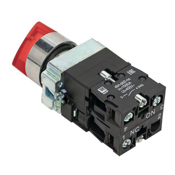 Переключатель BD33 3P с красн. подсветкой 230В NO PROxima EKF xb2-bk33-r-230