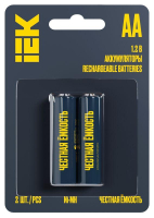 Аккумулятор GREEN Ni-MH AA 2700мАч (блист.2шт) IEK AAK-NIMH-06-2700-L02