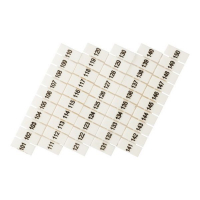 Маркеры для JXB-ST 2.5 с нумерацией 100-150 (уп.100шт) PROxima EKF zb-st-2.5-100-150