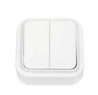 Выключатель 2-кл. ОП 6А IP20 бел. Bylectrica А5 6-134