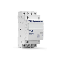 Контактор модульный 36мм 25А 230В АС 2НО 2НЗ PRIZMA TOKOV ELECTRIC TKE-PZ-MC-2-25-230-22
