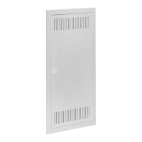 Дверь для щита Nova 4 габарит IP41 перфорир. метал. PROxima EKF nv-door-pm-4