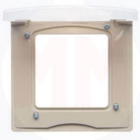 Рамка 1-м Etika IP44 с защ. крышкой сл. кость IEK 672560