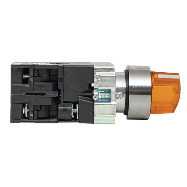 Переключатель BD33 3P с желт. подсветкой 230В NO PROxima EKF xb2-bk33-y-230