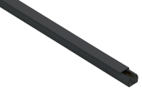 Кабель-канал 12х12 L2000 пластик ЭЛЕКОР черн. IEK EL-KK10-012-012-1-K02