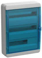 Корпус КМПн-54 TEKFOR IP65 син. прозр. дверь пластик. IEK TF5-KP72-N-54-65-K03-K07