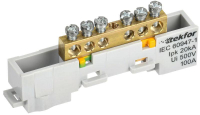 Шина PE "земля" неизол. на универс. держ. 6х9-6-Ж TEKFOR IEK TF-NN10-06-DL-K05